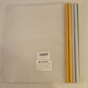 A4-Size Plastic Slide Binders